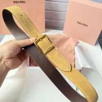 Cheap MIU MIU AAA Quality Belts For Women #1409559 Replica Wholesale [$52.00 USD] [ITEM#1409559] on Replica MIU MIU AAA Quality Belts