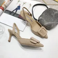 Cheap Manolo Blahnik Sandals For Women #1409565 Replica Wholesale [$98.00 USD] [ITEM#1409565] on Replica Manolo Blahnik Sandals