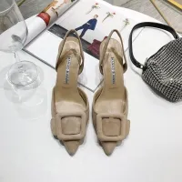 Cheap Manolo Blahnik Sandals For Women #1409565 Replica Wholesale [$98.00 USD] [ITEM#1409565] on Replica Manolo Blahnik Sandals