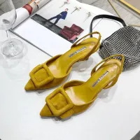 Cheap Manolo Blahnik Sandals For Women #1409566 Replica Wholesale [$98.00 USD] [ITEM#1409566] on Replica Manolo Blahnik Sandals