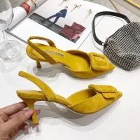 Cheap Manolo Blahnik Sandals For Women #1409566 Replica Wholesale [$98.00 USD] [ITEM#1409566] on Replica Manolo Blahnik Sandals