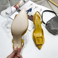 Cheap Manolo Blahnik Sandals For Women #1409566 Replica Wholesale [$98.00 USD] [ITEM#1409566] on Replica Manolo Blahnik Sandals