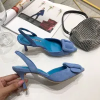 Cheap Manolo Blahnik Sandals For Women #1409567 Replica Wholesale [$98.00 USD] [ITEM#1409567] on Replica Manolo Blahnik Sandals