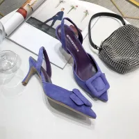 Cheap Manolo Blahnik Sandals For Women #1409568 Replica Wholesale [$98.00 USD] [ITEM#1409568] on Replica Manolo Blahnik Sandals