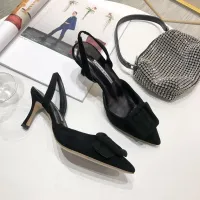 Cheap Manolo Blahnik Sandals For Women #1409569 Replica Wholesale [$98.00 USD] [ITEM#1409569] on Replica Manolo Blahnik Sandals