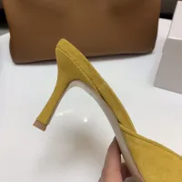 Cheap Manolo Blahnik Slippers For Women #1409574 Replica Wholesale [$96.00 USD] [ITEM#1409574] on Replica Manolo Blahnik Slippers