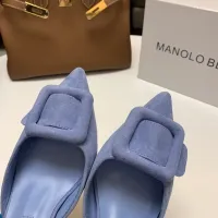 Cheap Manolo Blahnik Slippers For Women #1409576 Replica Wholesale [$96.00 USD] [ITEM#1409576] on Replica Manolo Blahnik Slippers