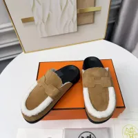 Cheap Hermes Slippers For Men #1409635 Replica Wholesale [$96.00 USD] [ITEM#1409635] on Replica Hermes Slippers