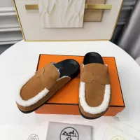 Cheap Hermes Slippers For Men #1409637 Replica Wholesale [$96.00 USD] [ITEM#1409637] on Replica Hermes Slippers