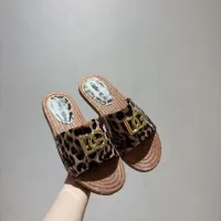 Cheap Dolce &amp; Gabbana D&amp;G Slippers For Women #1409658 Replica Wholesale [$88.00 USD] [ITEM#1409658] on Replica Dolce &amp; Gabbana D&amp;G Slippers