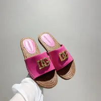 Cheap Dolce &amp; Gabbana D&amp;G Slippers For Women #1409663 Replica Wholesale [$88.00 USD] [ITEM#1409663] on Replica Dolce &amp; Gabbana D&amp;G Slippers