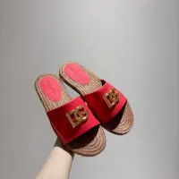 Cheap Dolce &amp; Gabbana D&amp;G Slippers For Women #1409664 Replica Wholesale [$88.00 USD] [ITEM#1409664] on Replica Dolce &amp; Gabbana D&amp;G Slippers