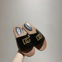 Cheap Dolce &amp; Gabbana D&amp;G Slippers For Women #1409666 Replica Wholesale [$88.00 USD] [ITEM#1409666] on Replica Dolce &amp; Gabbana D&amp;G Slippers