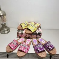 Cheap Dolce &amp; Gabbana D&amp;G Slippers For Women #1409668 Replica Wholesale [$88.00 USD] [ITEM#1409668] on Replica Dolce &amp; Gabbana D&amp;G Slippers