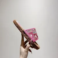 Cheap Dolce &amp; Gabbana D&amp;G Slippers For Women #1409669 Replica Wholesale [$88.00 USD] [ITEM#1409669] on Replica Dolce &amp; Gabbana D&amp;G Slippers