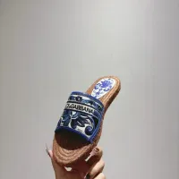 Cheap Dolce &amp; Gabbana D&amp;G Slippers For Women #1409671 Replica Wholesale [$88.00 USD] [ITEM#1409671] on Replica Dolce &amp; Gabbana D&amp;G Slippers