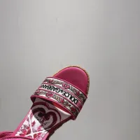 Cheap Dolce &amp; Gabbana D&amp;G Sandal For Women #1409672 Replica Wholesale [$118.00 USD] [ITEM#1409672] on Replica Dolce &amp; Gabbana D&amp;G Sandal