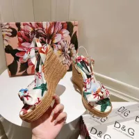 Cheap Dolce &amp; Gabbana D&amp;G Sandal For Women #1409681 Replica Wholesale [$118.00 USD] [ITEM#1409681] on Replica Dolce &amp; Gabbana D&amp;G Sandal