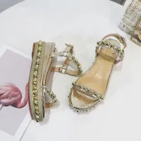 Cheap Christian Louboutin CL Sandal For Women #1409705 Replica Wholesale [$98.00 USD] [ITEM#1409705] on Replica Christian Louboutin CL Sandal
