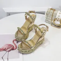 Cheap Christian Louboutin CL Sandal For Women #1409706 Replica Wholesale [$98.00 USD] [ITEM#1409706] on Replica Christian Louboutin CL Sandal