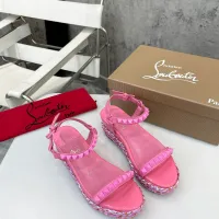 Cheap Christian Louboutin CL Sandal For Women #1409741 Replica Wholesale [$98.00 USD] [ITEM#1409741] on Replica Christian Louboutin CL Sandal