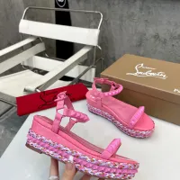 Cheap Christian Louboutin CL Sandal For Women #1409741 Replica Wholesale [$98.00 USD] [ITEM#1409741] on Replica Christian Louboutin CL Sandal