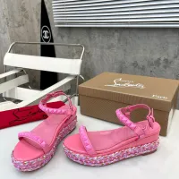 Cheap Christian Louboutin CL Sandal For Women #1409741 Replica Wholesale [$98.00 USD] [ITEM#1409741] on Replica Christian Louboutin CL Sandal