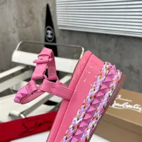 Cheap Christian Louboutin CL Sandal For Women #1409741 Replica Wholesale [$98.00 USD] [ITEM#1409741] on Replica Christian Louboutin CL Sandal