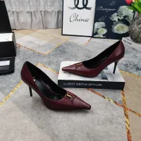 Cheap Yves Saint Laurent YSL High-Heeled Shoes For Women #1409760 Replica Wholesale [$118.00 USD] [ITEM#1409760] on Replica Yves Saint Laurent YSL High-Heeled Shoes