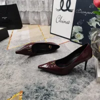 Cheap Yves Saint Laurent YSL High-Heeled Shoes For Women #1409762 Replica Wholesale [$118.00 USD] [ITEM#1409762] on Replica Yves Saint Laurent YSL High-Heeled Shoes