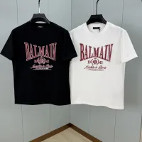 Cheap Balmain T-Shirts Short Sleeved For Unisex #1409767 Replica Wholesale [$72.00 USD] [ITEM#1409767] on Replica Balmain T-Shirts