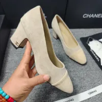 Cheap Chanel High-Heeled Shoes For Women #1409857 Replica Wholesale [$96.00 USD] [ITEM#1409857] on Replica Chanel High-Heeled Shoes