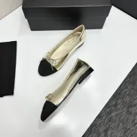 Cheap Chanel Flat Shoes For Women #1409874 Replica Wholesale [$92.00 USD] [ITEM#1409874] on Replica Chanel Flat Shoes
