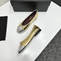 Cheap Chanel Flat Shoes For Women #1409875 Replica Wholesale [$92.00 USD] [ITEM#1409875] on Replica Chanel Flat Shoes