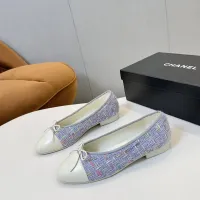 Cheap Chanel Flat Shoes For Women #1409885 Replica Wholesale [$92.00 USD] [ITEM#1409885] on Replica Chanel Flat Shoes
