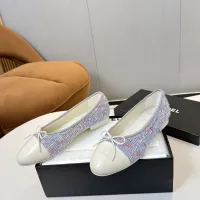 Cheap Chanel Flat Shoes For Women #1409885 Replica Wholesale [$92.00 USD] [ITEM#1409885] on Replica Chanel Flat Shoes