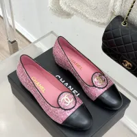 Cheap Chanel Flat Shoes For Women #1409901 Replica Wholesale [$102.00 USD] [ITEM#1409901] on Replica Chanel Flat Shoes