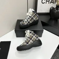 Cheap Chanel Boots For Women #1409910 Replica Wholesale [$122.00 USD] [ITEM#1409910] on Replica Chanel Boots
