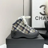 Cheap Chanel Boots For Women #1409910 Replica Wholesale [$122.00 USD] [ITEM#1409910] on Replica Chanel Boots