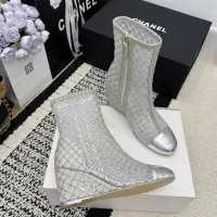 Cheap Chanel Boots For Women #1409911 Replica Wholesale [$160.00 USD] [ITEM#1409911] on Replica Chanel Boots