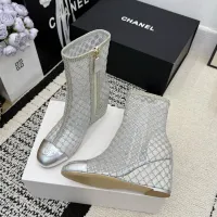 Cheap Chanel Boots For Women #1409911 Replica Wholesale [$160.00 USD] [ITEM#1409911] on Replica Chanel Boots