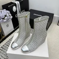 Cheap Chanel Boots For Women #1409911 Replica Wholesale [$160.00 USD] [ITEM#1409911] on Replica Chanel Boots