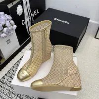 Cheap Chanel Boots For Women #1409912 Replica Wholesale [$160.00 USD] [ITEM#1409912] on Replica Chanel Boots