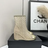 Cheap Chanel Boots For Women #1409912 Replica Wholesale [$160.00 USD] [ITEM#1409912] on Replica Chanel Boots