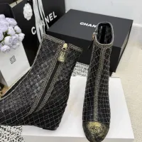 Cheap Chanel Boots For Women #1409915 Replica Wholesale [$160.00 USD] [ITEM#1409915] on Replica Chanel Boots