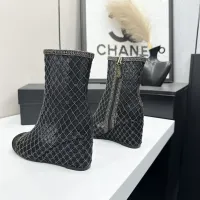 Cheap Chanel Boots For Women #1409915 Replica Wholesale [$160.00 USD] [ITEM#1409915] on Replica Chanel Boots