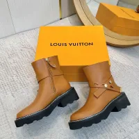 Cheap Louis Vuitton Boots For Women #1409916 Replica Wholesale [$125.00 USD] [ITEM#1409916] on Replica Louis Vuitton Boots