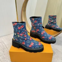 Cheap Louis Vuitton Boots For Women #1409918 Replica Wholesale [$125.00 USD] [ITEM#1409918] on Replica Louis Vuitton Boots