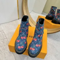 Cheap Louis Vuitton Boots For Women #1409918 Replica Wholesale [$125.00 USD] [ITEM#1409918] on Replica Louis Vuitton Boots