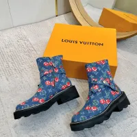 Cheap Louis Vuitton Boots For Women #1409918 Replica Wholesale [$125.00 USD] [ITEM#1409918] on Replica Louis Vuitton Boots